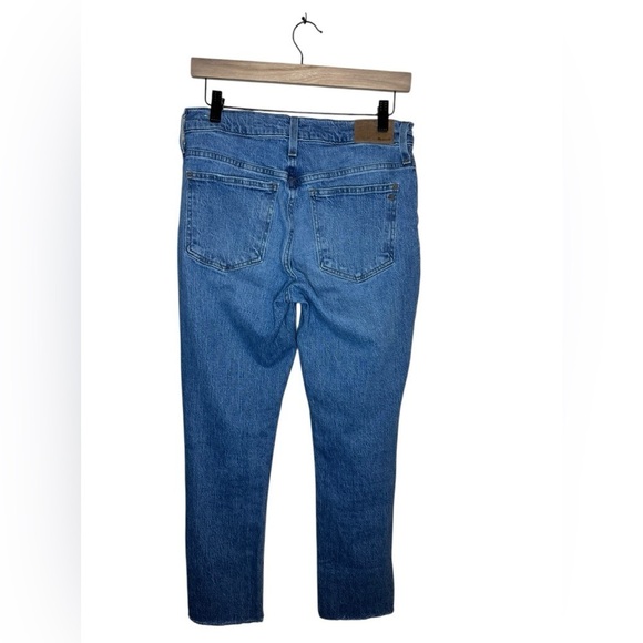 Madewell The Mid-Rise Perfect Vintage Jean Raw Hem Size 28 - Picture 5 of 10